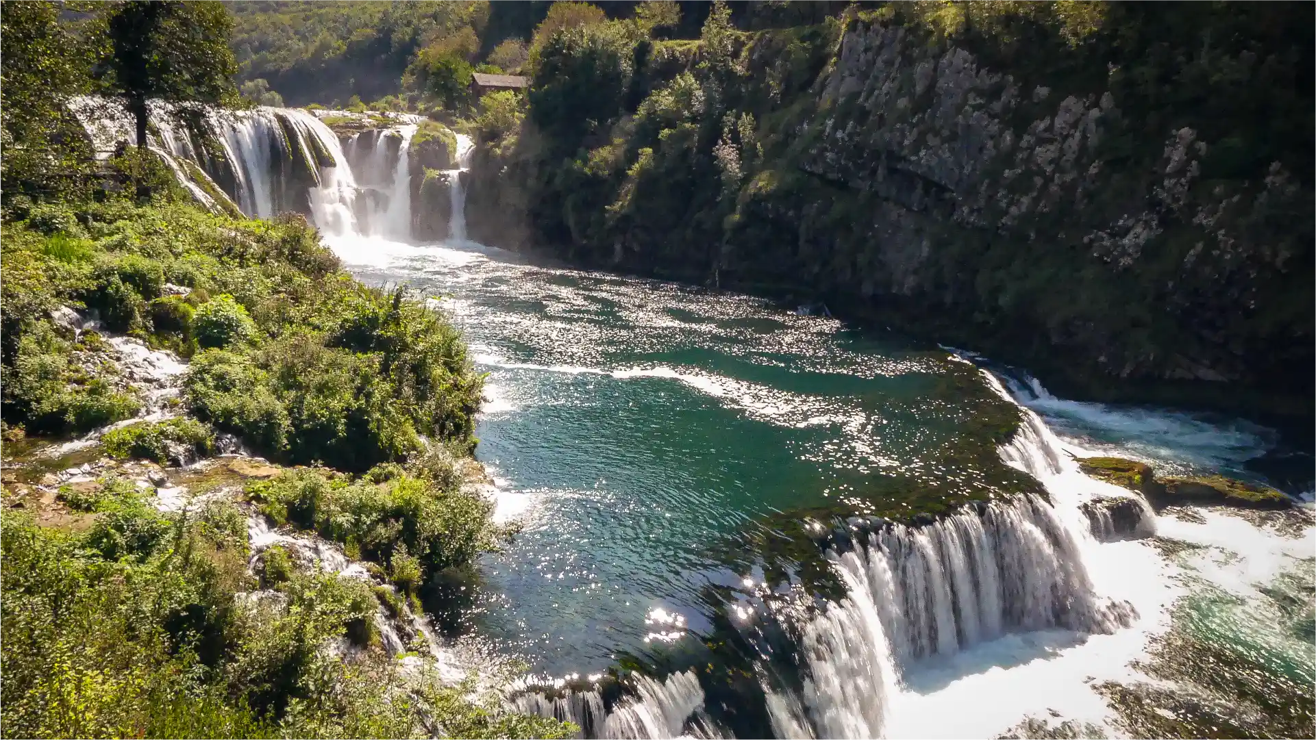 Vodopad Štrbački buk na rijeci Uni, Nacionalni park Una
